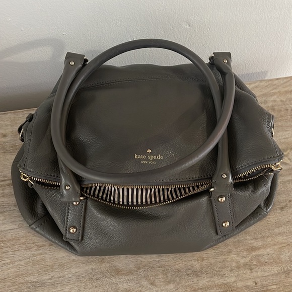 KATE SPADE New York“Cobble Hill Leslie” Satchel in storm grey - Picture 8 of 11